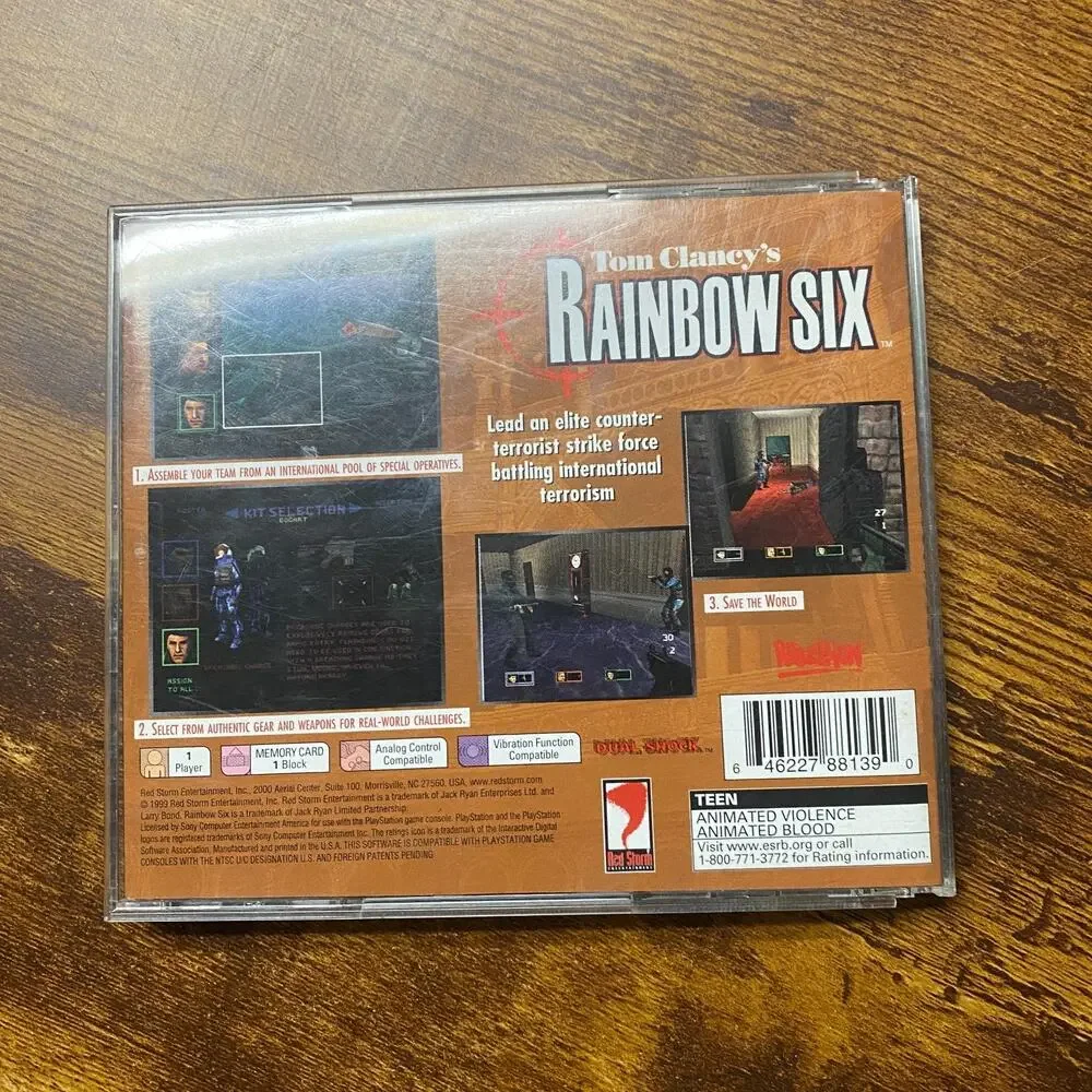 Tom Clancy's Rainbow Six (Sony PlayStation 1, 1999)